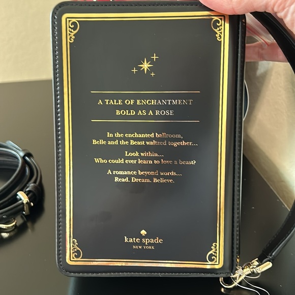 Disney x Kate Spade NWT Beauty and the Beast 3D Book Crossbody - Picture 5 of 12